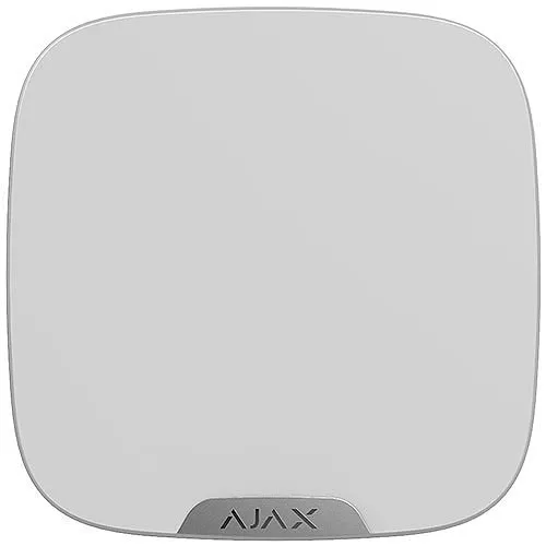 AJAX 42847.61.WH3 Wireless Outdoor Siren with Clip Lock for Branded Faceplate, White