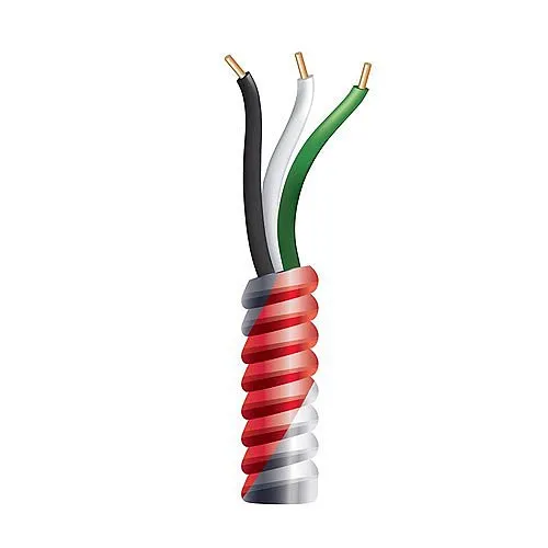 Genesis 429001M4 18/2 Ground Solid Metal Clad Fire Alarm Cable, 250' (76.2m), Reel