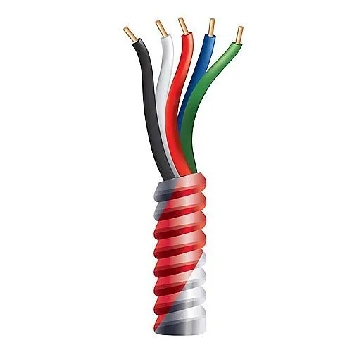 Genesis 429101M4 18/4 Ground Solid Metal Clad Fire Alarm Cable, 250' (76.2m), Reel