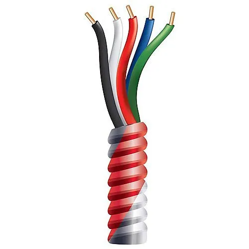 Genesis 429301M4 16/4 Ground Solid Metal Clad Fire Alarm Cable, 250' (76.2m), Reel