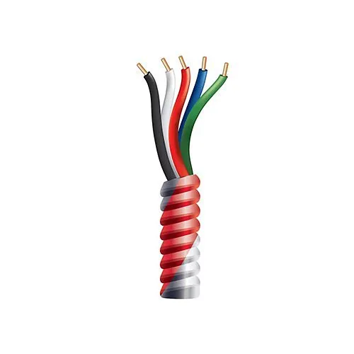 Genesis 429501M4 14/4 Ground Solid Metal Clad Fire Alarm Cable, 250' (76.2m), Reel