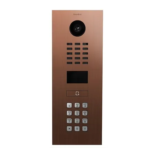 DoorBird 429637669 D2101KV IP Video Door Station, Surface Mount, Brushed V4A Stainless Steel