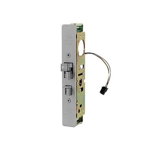 Adams Rite 4300-2M-202-628 4300 Steel Hawk Electrified Deadlatch, 31/32" Backset, Monitored for Radius Mortised Strike, Clear Anodized