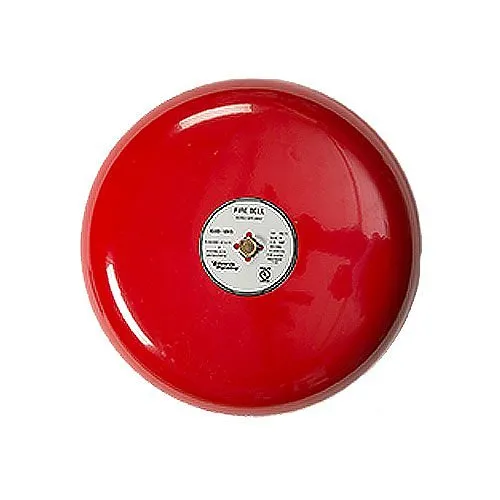 Edwards Signaling 438D-10N5-R 10" Fire Alarm Bell, Red, 120V AC, 0.034A