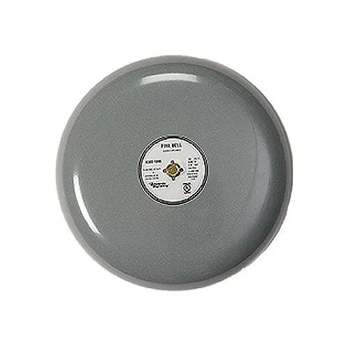 Edwards Signaling 438D-10N5 10" Fire Alarm Bell, Gray, 120V AC, 0.034A