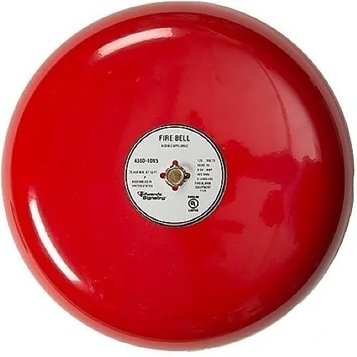 Kidde 438D-8N5-R 430 Series Single Strikbell, 8", 120V, Red