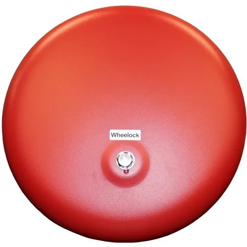 Eaton 43T-G10-24-R 43T AC Vibrating Bell, Indoor Outdoor, 24VAC, 10" Shell, Red