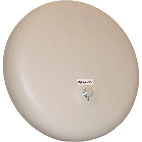 Eaton Wheelock 43T-G10-24-S 43T AC Vibrating Bell, Indoor/Outdoor, 24VAC, 10" SHELL, Silver