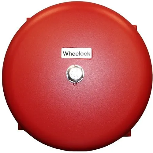 Eaton 43T-G6-24-R 43T AC Vibrating Bell, Indoor Outdoor, 24VAC, 6" Shell, Red