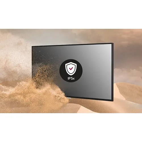 LG 43UH5F-H 43" Slim UHD IPS Digital Signage with Non-Glare Coating, webOS Platform, Cisco and Crestron Compatible, IP5x Certified