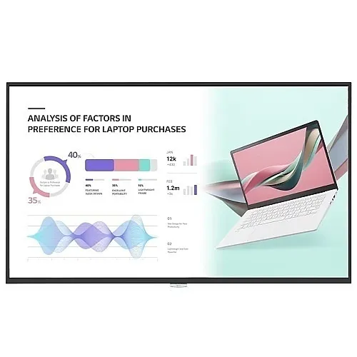 LG Pro 43UH5J-H 43" New High Haze UHD Standard Tuner