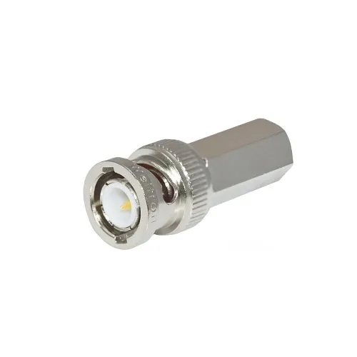 Weltron 44-254 BNC Male Plug Twist on Connector for RG-59