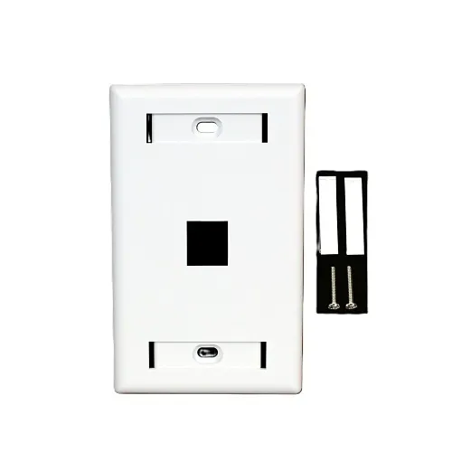Weltron 44-691WH Ceiling Mount Wall Mount Plate, White ID Plate
