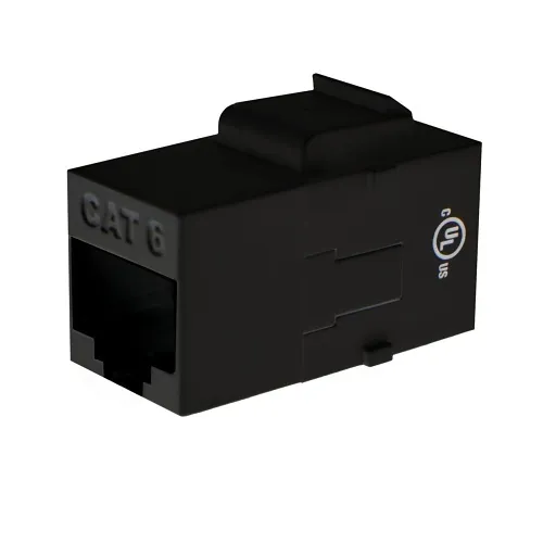 Weltron 44-771-8C6-BK CAT6 Keystone Coupler, Blue