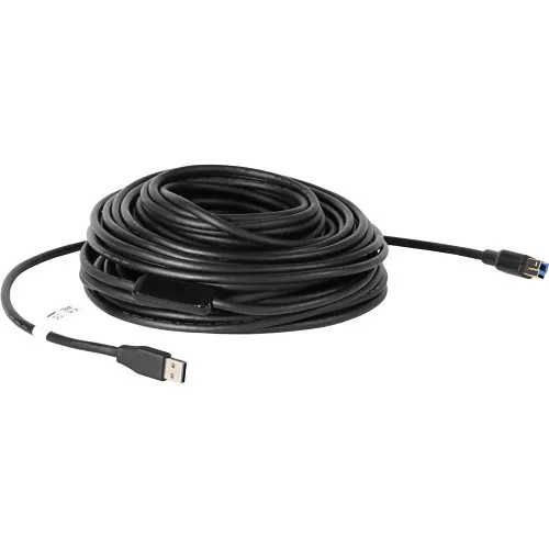 Vaddio USB 3.0 Type Male to Type Male Active Cable, 20m, Black (440-1005-023)