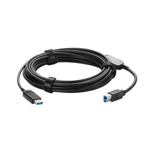 Vaddio 440-1015-008 USB 3.2 Gen 2 Type B to Type A Active Optical Cable Plenum, 26'