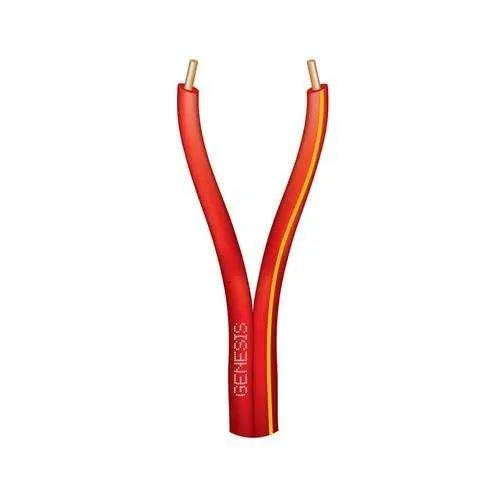 Genesis 44221104 18/2 Solid Riser Fire Zip Cable, 1000' REELEX Pull Box, Red