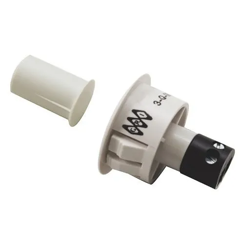 GRI 4473RS-W 4473 Series 3/4" Switch 3/8" Magnet Recessed Switch Set, Standard Gap, 10W, 200VDC, 0.50 Amp, Closed, N/O, A, White