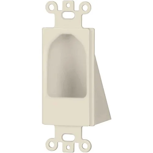 DataComm 45-0004-LA Reverse Nose Decor Insert, Lite Almond