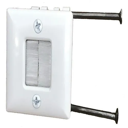 DataComm 45-0007-WH Rough-In Hole Saw Plate, White