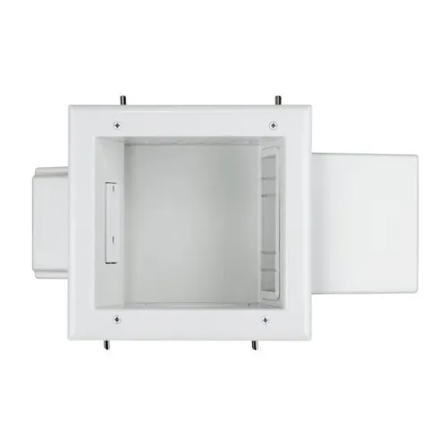 DataComm 45-0052-WH Expandable Media Box with 20A Duplex Receptacle, White