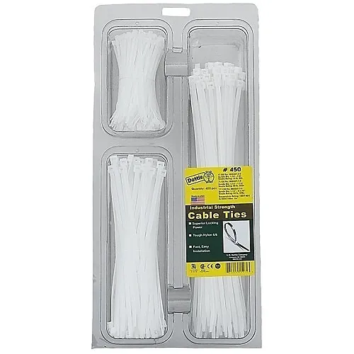 Dottie 450 Cable Tie and Strap, Tie Pack Assortment