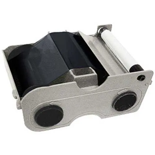 HID FARGO 45102 Standard Ribbon Cartridge with Cleaning Roller, Black, 1000 Prints