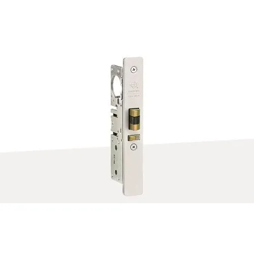 Adams Rite 4511-26-201-628 Standard Deadlatch with Radius Faceplate, Clear Anodized