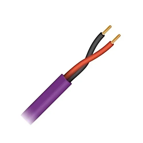 Paige 454641APR 18AWG 2-Conductor Stranded CMP Cable, 1000', Reel, Purple