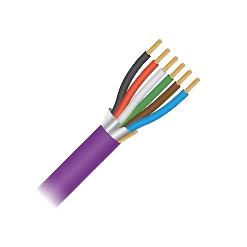 Paige 454660APR 22/6c Stranded, Overall Shielded, Plenum, Purple Jacket, 1000' Box