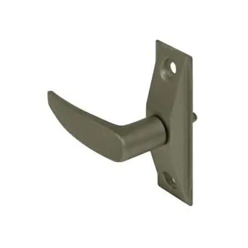 Adams Rite 4560-601-121 4560 Series Deadlatch Lever Handle, ADA Compliant, RH or RHR Handling, 1-3/4" to 2" Thick Door, Dark Bronze Anodized