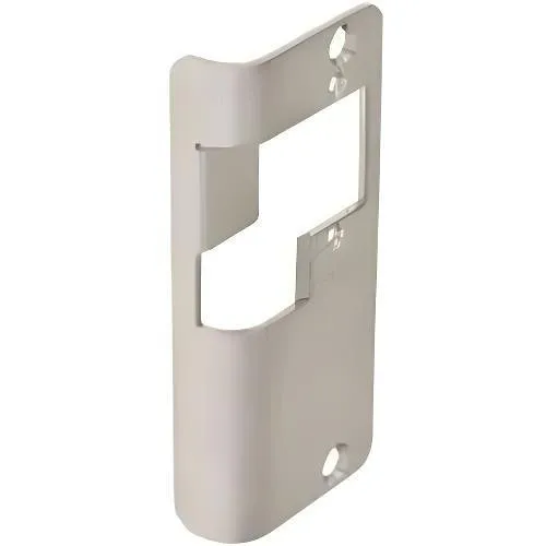 Trine 458-32D-L 3000 Series 4-5/8" Faceplate for Electric Strikes, Left Handed, Satin Stainless Steel