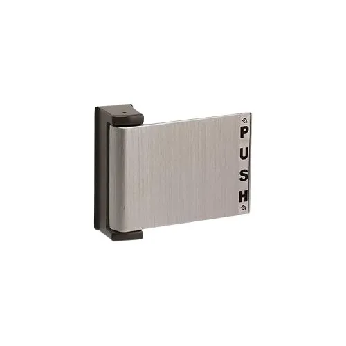Adams Rite 4590-04-02-313 Flat Deadlatch Paddle, Push to Right, for 2-1/4" to 2-1/2" Thick Door, LHR or Exterior of RH, Dark Bronze Anodized
