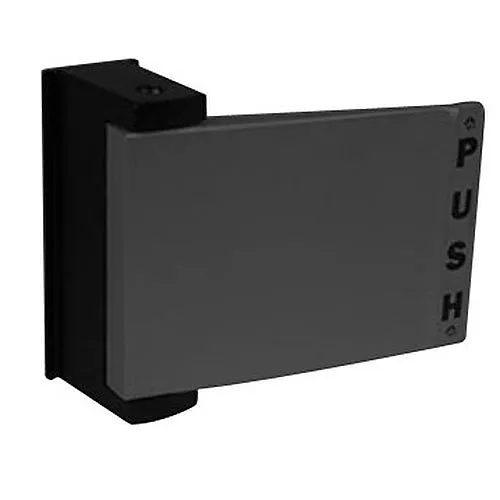 Adams Rite 4590-04-02-335 4590 Deadlatch Paddle for 4300, 4500, 4900 Series, Push to Right, 2-1/4" to 2-1/2", Black Anodized