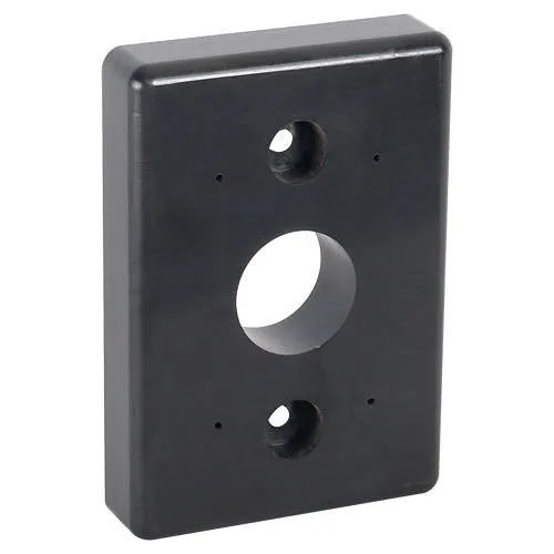 Pedestal Pro 45PLA-PRO-001-HDP 4" 5.75" Buffer Plate for RF Card Readers, High Density Polyethelene (HDPE), 4.0" 5.75" 1.0"