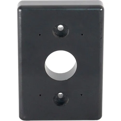 Pedestal Pro 45PLA-PRO-001-HDP 4" x 5.75" Buffer Plate for RF Card Readers, High Density Polyethelene (HDPE), 4.0" x 5.75" x 1.0"