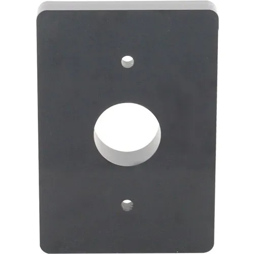 Pedestal Pro 45PLA-PRO-001-HDP 4" x 5.75" Buffer Plate for RF Card Readers, High Density Polyethelene (HDPE), 4.0" x 5.75" x 1.0"