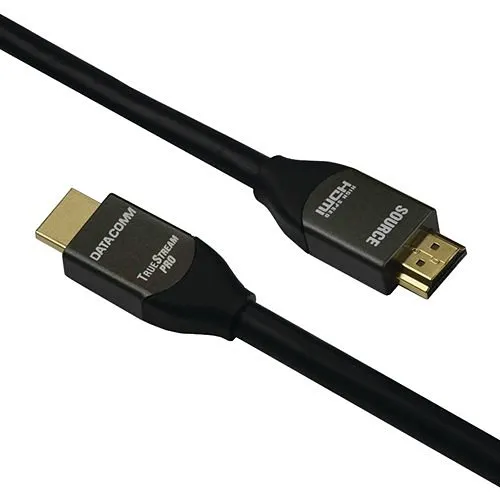 DataComm 46-1050-BK TrueStream Pro 10.2 GBPS High Speed HDMI Cable, 50'., Active
