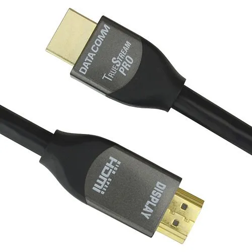 DataComm 46-1806-BK Truestream Pro 18 Gbps HDMI Cable with Ethernet (6 Feet)