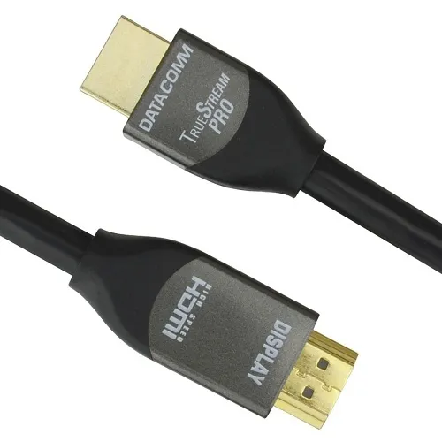 DataComm 46-1809-BK TrueStream Pro 18 Gbps HDMI Cable, 9'