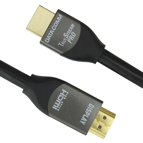 DataComm 46-1815-BK Truestream Pro 18 Gbps HDMI Cable with Ethernet (15 Feet)