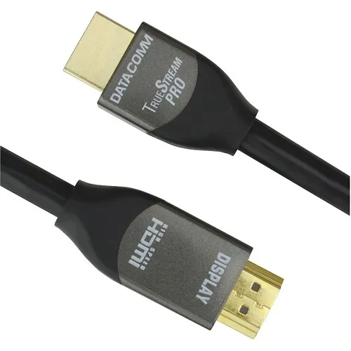 DataComm 46-1820-BK TrueStream Pro 18 Gbps HDMI Cable with Ethernet, 20'