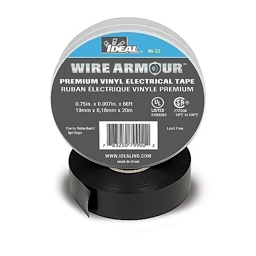 IDEAL 46-33 Electrical Tape, Preminum Vinyl Elec Tape 66'