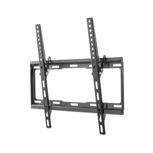 Manhattan 460941 Low-Profile Tilting TV Wall Mount, Holds One 32-55", 35 kg (77 lbs.) Ultra Slim Design, Black