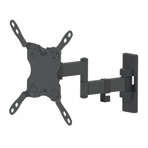 Manhattan 461405 Universal Flat-Panel Articulating TV Wall Mount, Double Arm 13-43", 20 kg (44 lbs.) Black