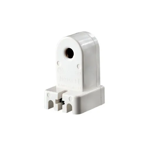 Leviton 467 Slimline Base Single-Pin Fluorescent Pedestal Lampholder White