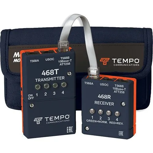 Tempo 468-G Modular Cable and Wiremap Tester