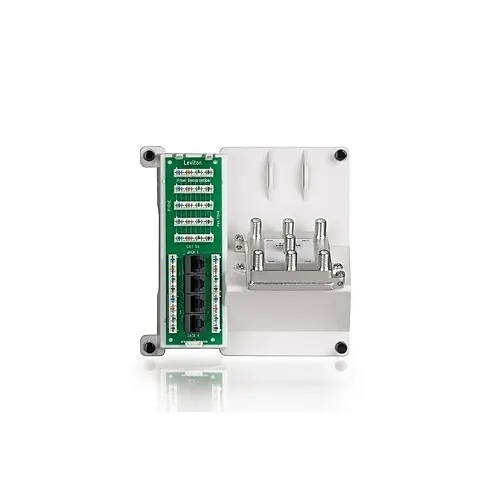 Leviton 47603-DP6 Compact Series 4-Telephone, 4-Data, and 6-Way Video Panel