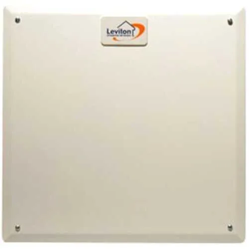 Leviton 47605-14C 14" StU RMSctured Media Flush Mount Cover, Metal, White