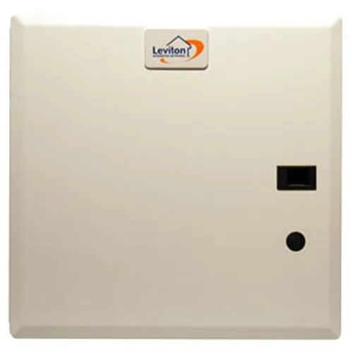 Leviton 47605-14D 14" StU RMSctured Media Hinged Door, Metal, White
